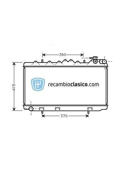 Comprar Radiador refrigeración NISSAN Primera P10 / W10 2.0 D
