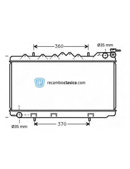 Comprar Radiador refrigeración NISSAN Primera P10 1.6 L/LX/SLX