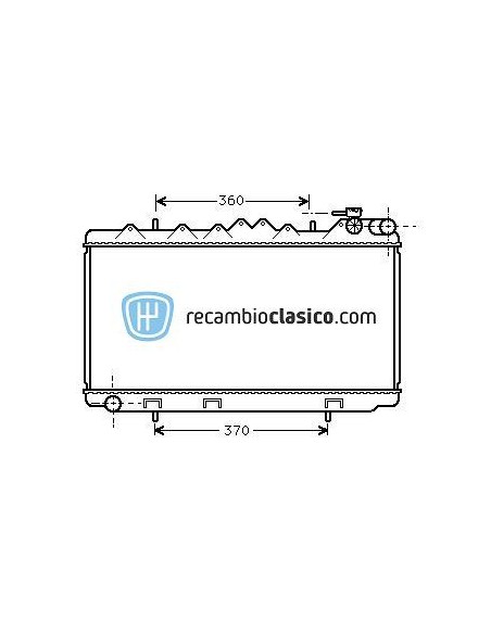 Comprar Radiador refrigeración NISSAN Sunny 2.0Diesel /Almera