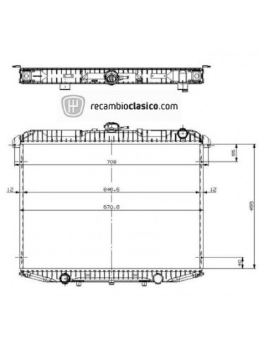 Comprar Radiador refrigeración NISSAN Terrano II 2.7 TD 93-02 /