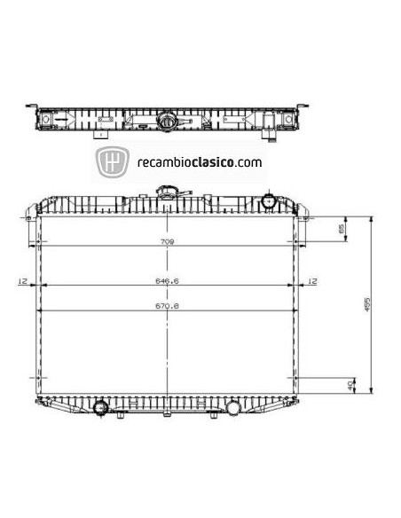 Comprar Radiador refrigeración NISSAN Terrano II 2.7 TD 93-02 /