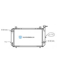 Comprar Radiador refrigeración NISSAN Sunny III 1.0/1.3/1.5