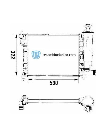 Comprar Radiador refrigeración PEUGEOT 106 I/II XSI AC online