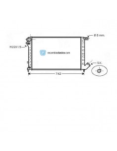 Comprar Radiador refrigeración PEUGEOT 306 Diesel/HDI A.C. 98-