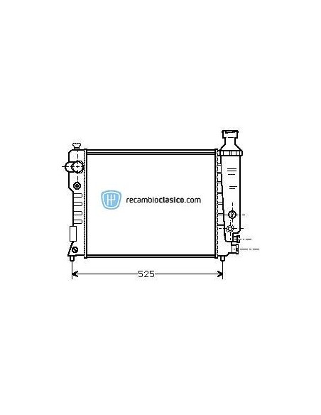 Comprar Radiador refrigeración PEUGEOT 405 II 1.6 GL/SR 92-95