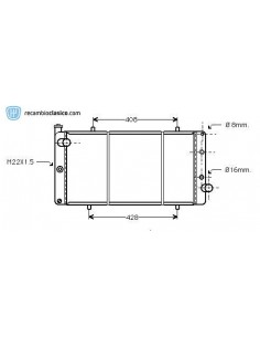 Comprar Radiador refrigeración PEUGEOT 309 1.9