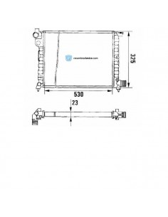 Comprar Radiador refrigeración PEUGEOT 106 1.4 Diesel 92- online