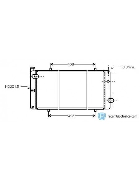 Comprar Radiador refrigeración PEUGEOT 309 Comprar Radiador refrigeración PEUGEOT 309