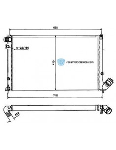 Comprar Radiador refrigeración PEUGEOT 406 2.0 16V 95-04 online