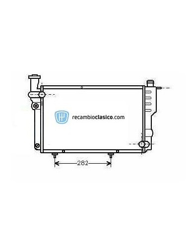 Comprar Radiador refrigeración PEUGEOT 205 I 1.3 84-87 online