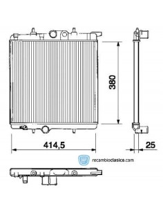 Comprar Radiador refrigeración PEUGEOT 206 online