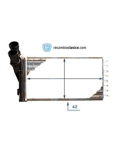 Comprar radiador de calefacción CITROEN Xantia 93- / Xsara 97-