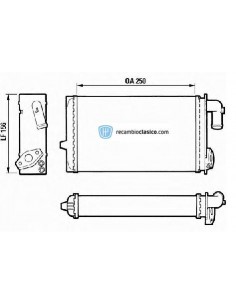 Comprar radiador de calefacción PEUGEOT 505 79- online