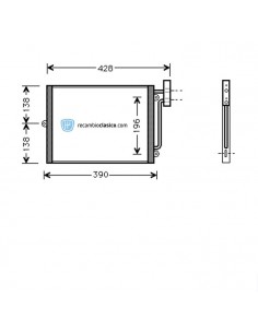 Comprar Condensador aire acondicionado PORSCHE BOXSTER/911 98-