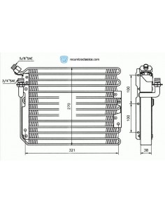 Comprar Condensador aire acondicionado PORSCHE 911 3.3/3.6/3.8