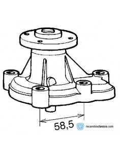 Comprar Bomba de agua OPEL Corsa A 1.5 D/TD / B 1.7 D / Astra F