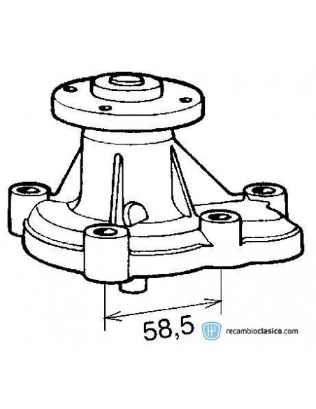 Comprar Bomba de agua OPEL Corsa A 1.5 D/TD / B 1.7 D / Astra F