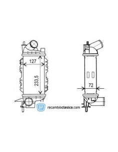 Comprar Intercooler OPEL Vectra B 1.7 TD 95-98 online