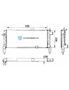 Comprar Radiador refrigeración OPEL Corsa A 1.2S/1.4S 85-93
