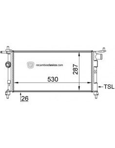 Comprar Radiador refrigeración OPEL Corsa B 1.2/1.4/1.6GSI