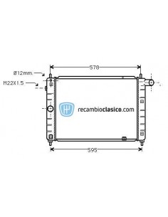 Comprar Radiador refrigeración OPEL Kadett E 1.7D 89- online