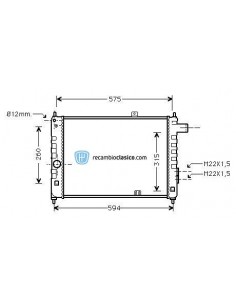 Comprar Radiador refrigeración OPEL Kadett D /ASCONA(C) 1.6/1.8