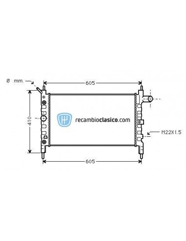 Comprar Radiador refrigeración OPEL Astra F 1.4/.16 AUT 91-98