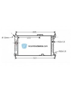 Comprar Radiador refrigeración OPEL Astra F 1.4/1.6 AC 92-97