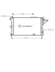 Comprar Radiador refrigeración OPEL Vectra A 1.7 D / 2.0 i