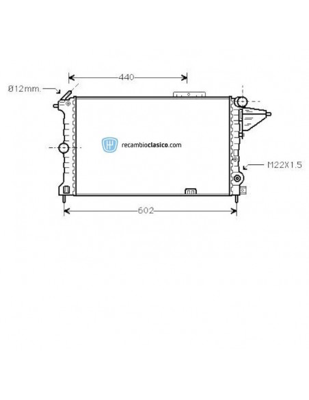 Comprar Radiador refrigeración OPEL Vectra A 1.7 D / 2.0 i