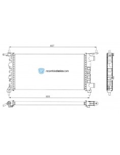 Comprar Radiador refrigeración OPEL Corsa B 1.0 (3 Cil.) 96-00