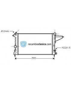Comprar Radiador refrigeración Opel Vectra A 1.4/1.6 online