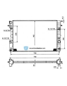 Comprar Radiador refrigeración OPEL Omega B