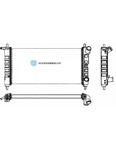 Comprar Radiador refrigeración OPEL Corsa B 1.0/1.2 AC 97-00