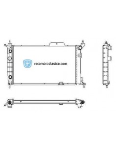 Comprar Radiador refrigeración OPEL Astra F 1.4/1.6 aut + A/C