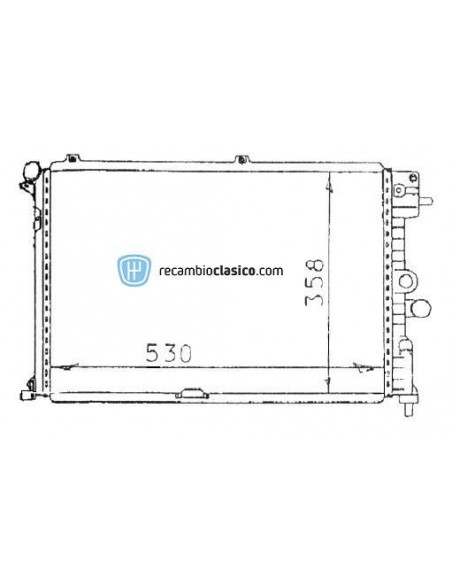Comprar Radiador refrigeración OPEL Vectra A 1.7TD 90-95 online