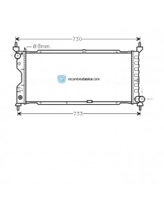 Comprar Radiador refrigeración OPEL Corsa B 1.5D/TD 93- online