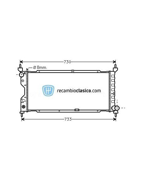 Comprar Radiador refrigeración OPEL Corsa B 1.5D/TD 93- online