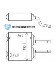 Comprar radiador de calefacción OPEL Corsa B 93-00 / Combo B