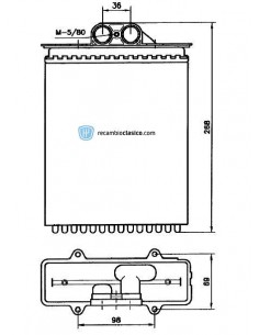 Comprar radiador de calefacción Opel Vectra B +AC 95- online