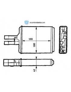 Comprar radiador de calefacción OPEL Vectra B 95- online