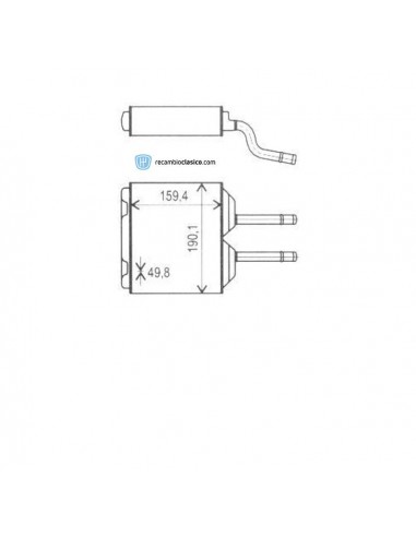 Comprar radiador de calefacción OPEL Corsa B 93-00 / Combo B
