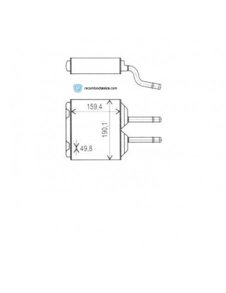 Comprar radiador de calefacción OPEL Corsa B 93-00 / Combo B