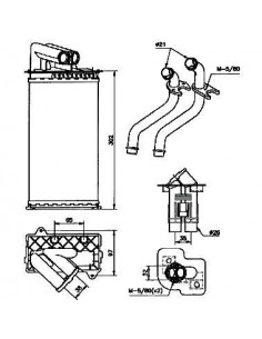 Comprar radiador de calefacción RENAULT Laguna 93- online