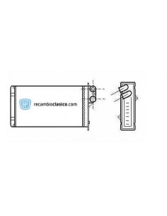 Comprar radiador de calefacción RENAULT Safrane I 92-96 /