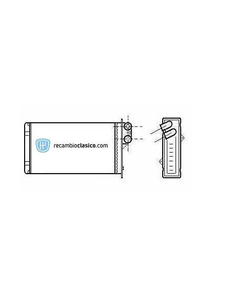 Comprar radiador de calefacción RENAULT Safrane I 92-96 / Comprar radiador de calefacción RENAULT Safrane I 92-96 /