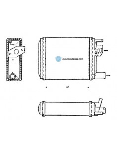 Comprar radiador de calefacción RENAULT 5 72-84 online