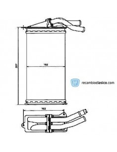 Comprar radiador de calefacción RENAULT (B29) 25