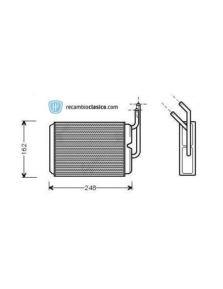Comprar radiador de calefacción RENAULT Twingo 92- online