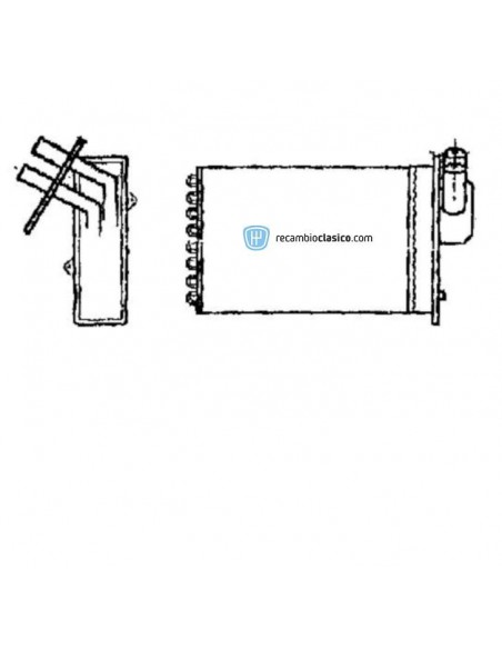 Comprar radiador de calefacción RENAULT CLIO / R 19 90-98 //